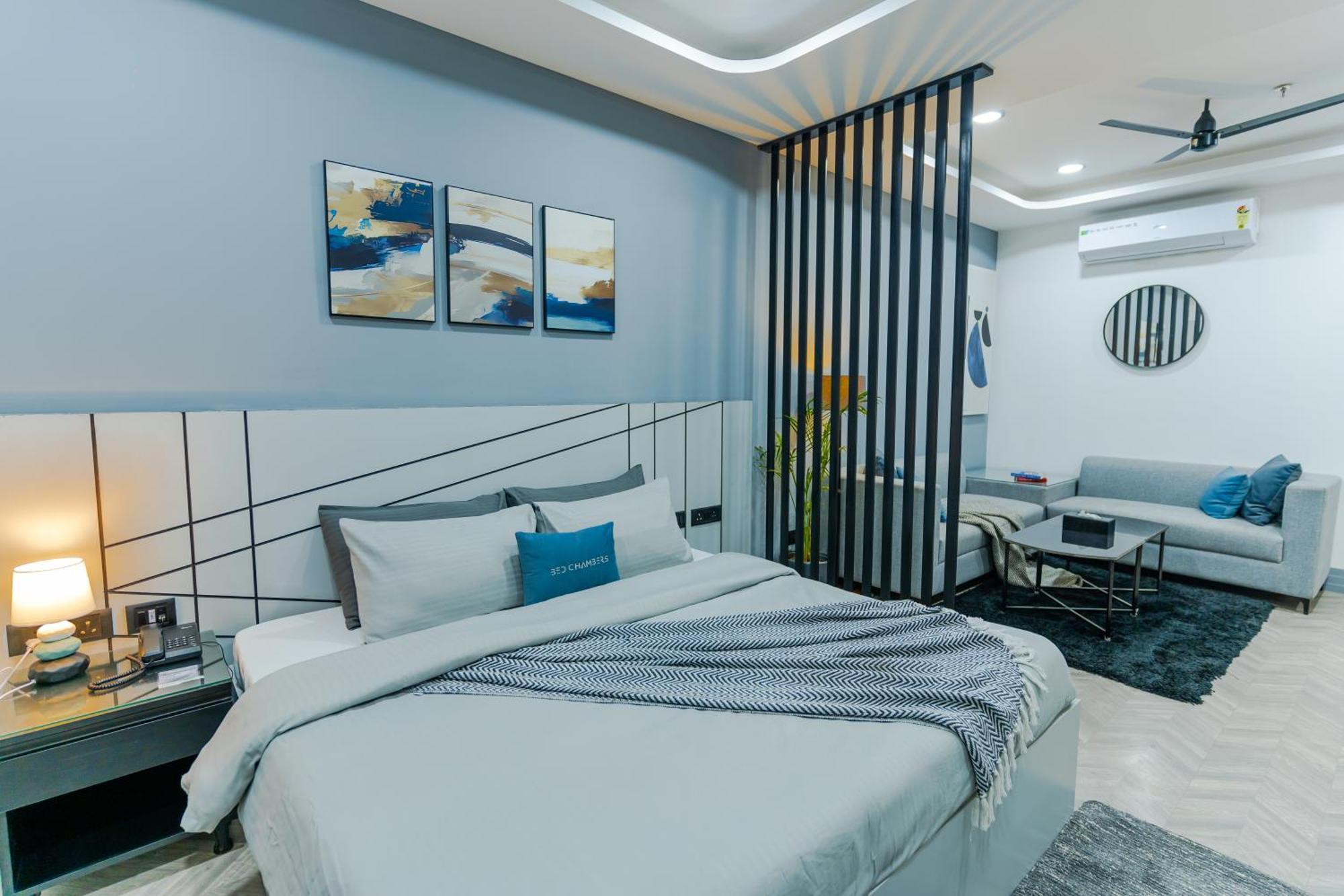 Bedchambers Luxury Apartment Near Golf Course Road Gurgaon Exterior foto